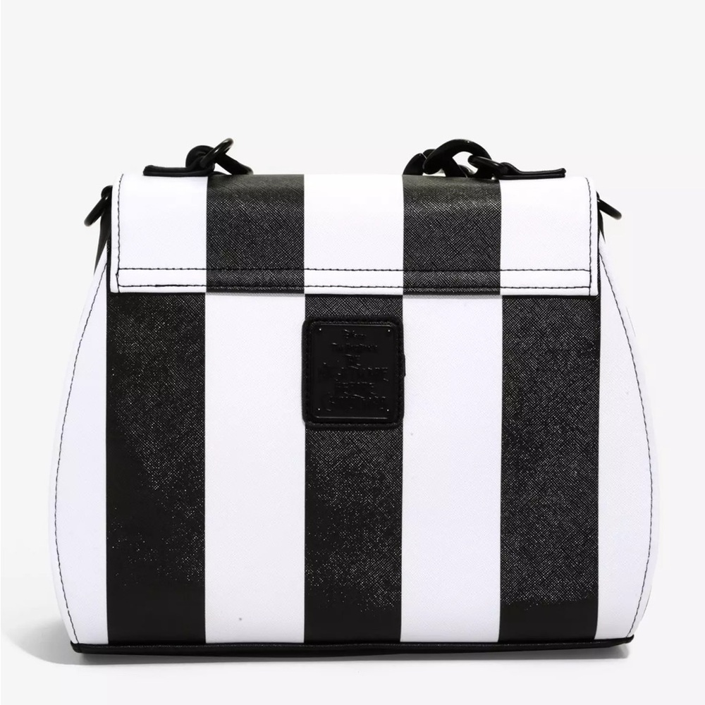 Hot Topic Loungefly Nightmare Before Christmas Striped Crossbody and Wallet - Picture 6 of 9